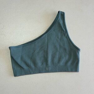 SET Active Teal Ribbed Top